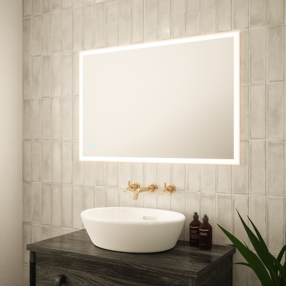 Dimmable on sale bathroom mirror