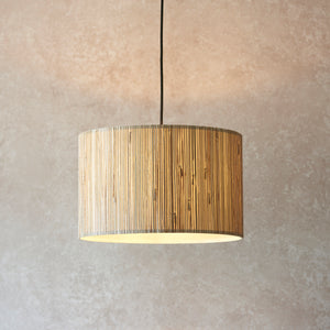 1 light Pendant in Woven Natural Seagrass (0711LON101691)