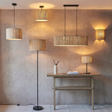 1 light Pendant in Woven Natural Seagrass (0711LON101691)