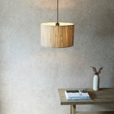 1 light Pendant in Woven Natural Seagrass (0711LON101691)