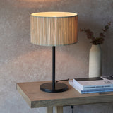 1 light Table Lamp in Woven Natural Seagrass (0711LON101693)