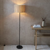 1 light Floor Lamp in Woven Natural Seagrass (0711LON101694)