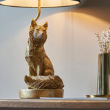 Fox Vintage Gold Table Lamp comes with Black tapered Shade (0711FOX106796)