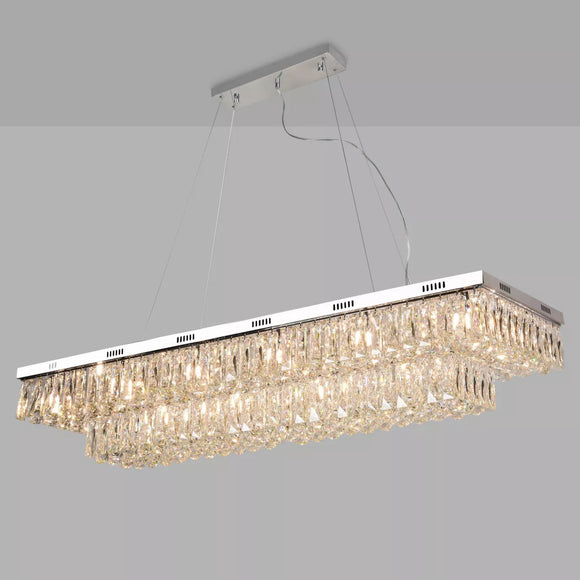 18 Light Ceiling Dual Mount Flush or Hanging in Chrome G9 (0268LIL18CH)