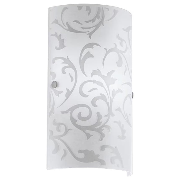 Wrap-Around Wall Sconce - Patterned Glass (079490049)