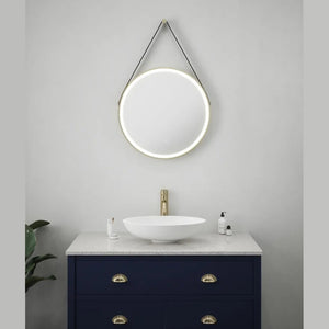 Tunable LED Bathroom Mirror  600 mm IP44 Gold Trim (1356VALSY9108G)