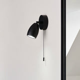 1 Light LED Bathroom Round Spotlight Matt Black IP44 (0711POR99770)