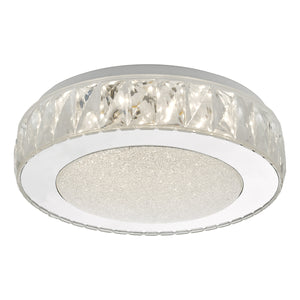 1 Light Flush Acrylic & Stainless Steel Small LED (0183AKE5208)