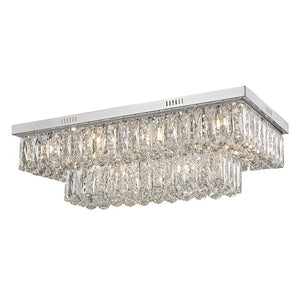 12 Light Ceiling Dual Mount Flush or Hanging in Chrome G9 (0268LIL12CH)