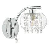 Wall Light Polished Chrome & Glass (0183ELM0750)