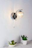 Wall Light Polished Chrome & Glass (0183ELM0750)