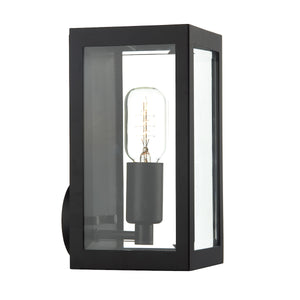 Outdoor Wall Light Black Glass IP44 (0183ERA0722)