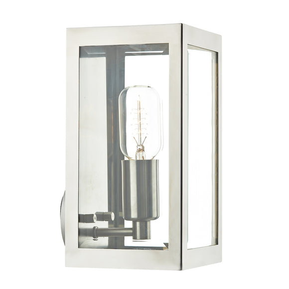 Outdoor Wall Light Stainless Steel Glass IP44 (0183ERA0744)