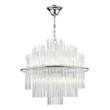 13 Light Pendant Polished Chrome Glass (0183LUK1750)