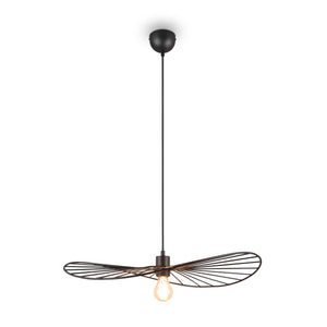 1 Light Pendant Black Matt Metal (1542CHA31451032)