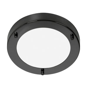 1 Light Flush Bathroom Light IP44 - 185MM (1284RONSM18)