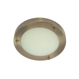 1 Light Flush Bathroom Light IP44 - 185MM (1284RONSM18)