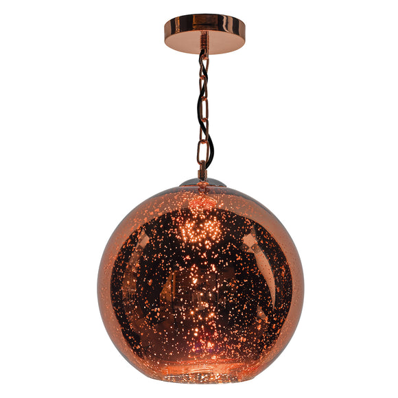 1 Light Electro Plated Pendant Copper Finish (0183SPE0164)