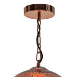 1 Light Electro Plated Pendant Copper Finish (0183SPE0164)