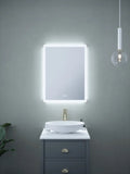 Tunable LED Bathroom Mirror 600 x 800 mm IP44 Dimmable Demister (1356MILSY9007)