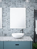 Tunable LED Bathroom Mirror 600 x 800 mm IP44 Dimmable Demister (1356STRSY9008)