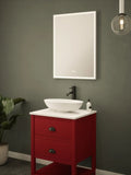 Tunable LED Bathroom Mirror 600 x 800 mm IP44 Dimmable Demister (1356STRSY9008)