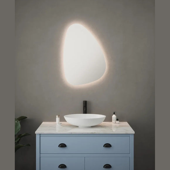 Pebble Tunable LED Bathroom Mirror (Landscape or Portrait) (1356NARSY9110)