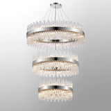 3 Tier Pendant 60cm + 80cm + 1m, 18 + 24 + 32 Light G9 Available in 9 finishes (1230UNIS9879)