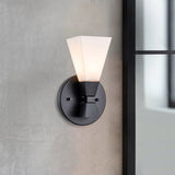 1 Light Bathroom IP44 Wall Light in Matte Black (0178BOW1MB)