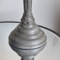 1 Light Table Lamp Grey Distressed Wood with Shade (0711MOH90568/48)