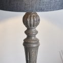 1 Light Table Lamp Grey Distressed Wood with Shade (0711MOH90568/48)