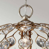 3 Light Chandelier- Burnished Silver (0178LEI3)