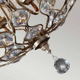 3 Light Chandelier- Burnished Silver (0178LEI3)