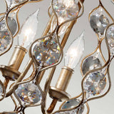 3 Light Chandelier- Burnished Silver (0178LEI3)