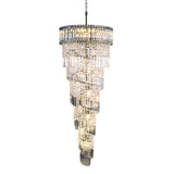 21 Light Chandelier 1420mm Crystal Antique Brass (01529ISL21AB)