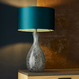 Large white and grey glass base Table Lamp (Base Only) (071191200)