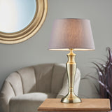 Large traditional table lamp base in an antique brass (0711OSLMAN)