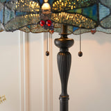 Tiffany Style Blue Floor Lamp (0711DRA64069)