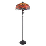 Tiffany Style Flame Floor Lamp (0711DRA64070)