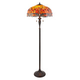 Tiffany Style Flame Floor Lamp (0711DRA64070)