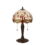 Tiffany Style Beige Small Table Lamp (0711DRA64086)