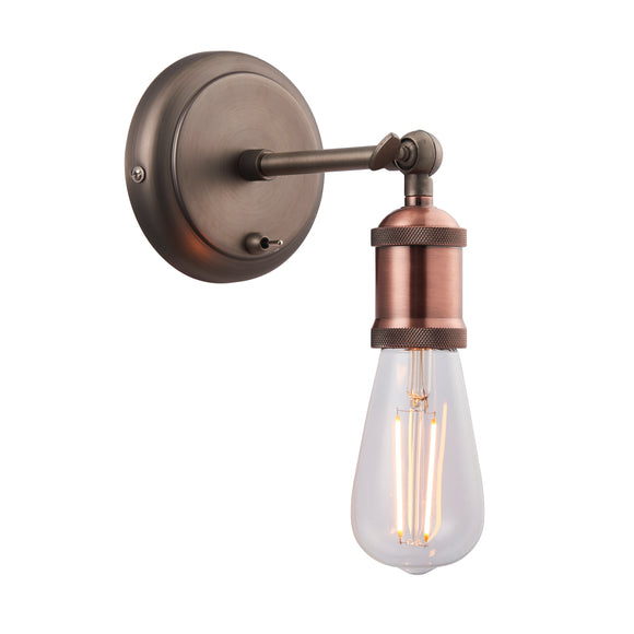 Wall Light in Antique Brass (0711HAL97245) – Harrison Lighting