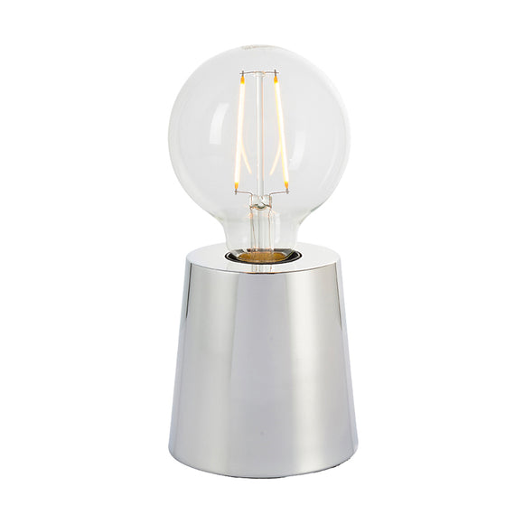 1 Light Table Lamp, Chrome Plate Finish (0711MON78182)