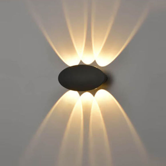Exterior 6 Light LED Wall Light Fitting IP54 (0194AUREXT6630)