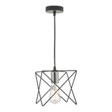 Pendant Matt Black & Bright Chrome (0183MID0150)