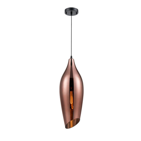 1 Light Large Light Copper glass pendant (0194TAPPCH197)