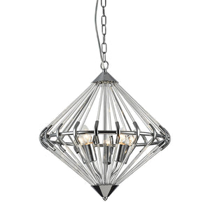 5 Light Pendant Crystal and Chrome  (0268GERPG170205CH)