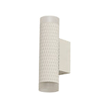 Wall Lamp, 2 x GU10, Sand White/Acrylic Rings (BUSTER213)