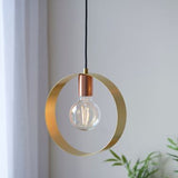 On Trend 1 light Pendant Gold, Copper and Satin Chrome (0711HOO97664)