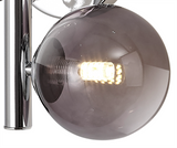 Wall Lamp, 2 x G9, Polished Chrome/Smoked Glass (1230REG2LT39C)